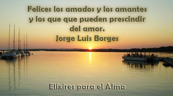 Frase de amor de Jorge Luis Borges